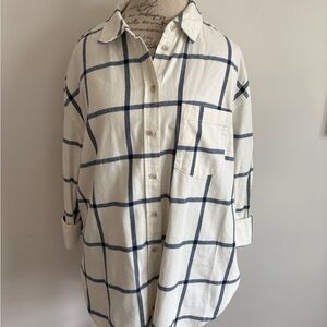 NWT Flannel Plaid Button-Up Shirt